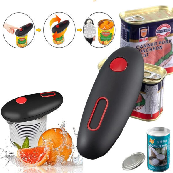 Electric Can Opener Automatic Jar Bottle Can Machine One Touch.