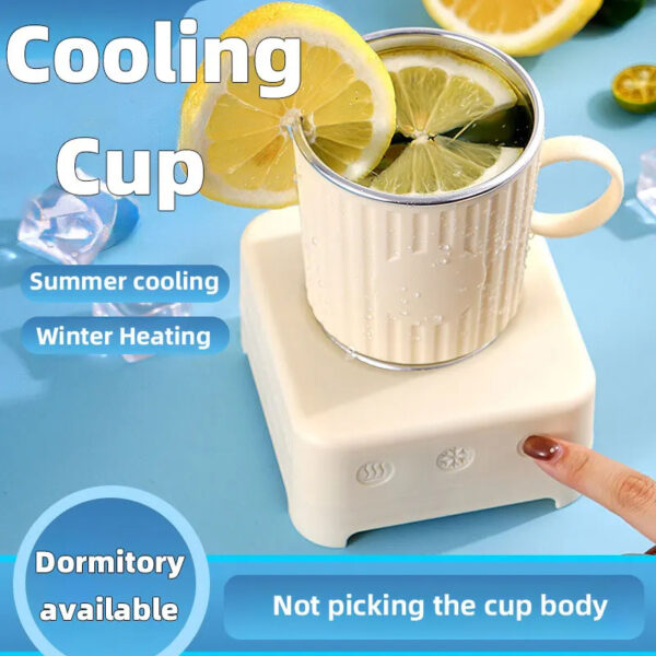 Mini Quick Cooling Cup Beer Beverage Rapid Refrigeration Ice Maker Machine Cold Drink Heating .