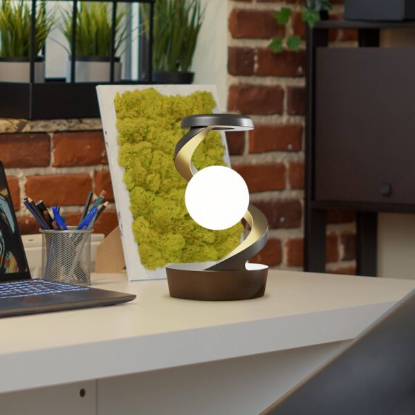 Rotating Moon Desk Lamp With Phone Wireless Charging Sensor. - Image 9