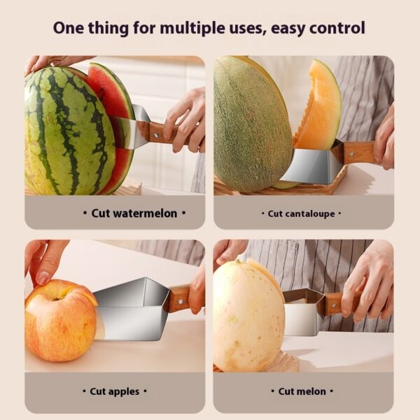 New Watermelon Splitter Stainless Steel Household Melon Triangle Cutting Knife Fruit Knife Kitchen Gadgets - Image 6