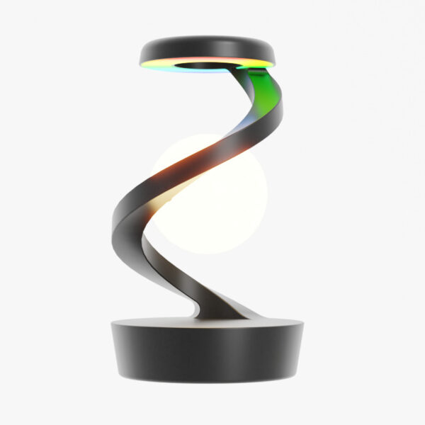 Rotating Moon Desk Lamp With Phone Wireless Charging Sensor. - Image 8