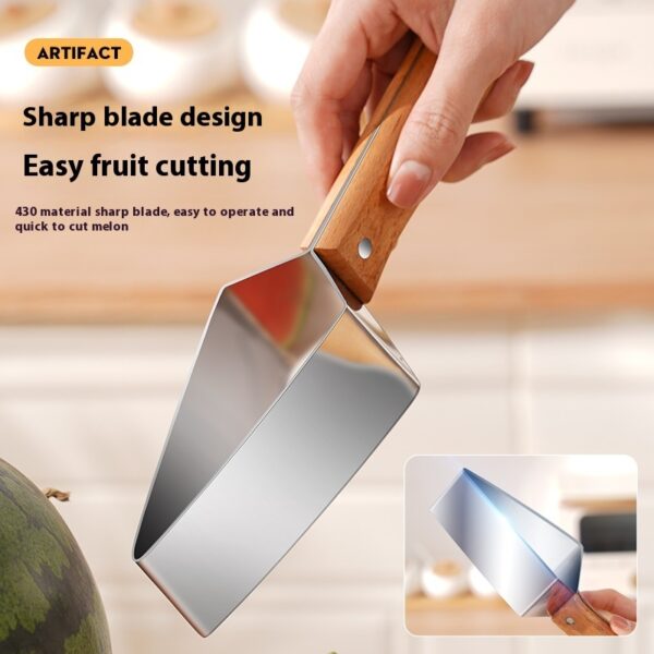 New Watermelon Splitter Stainless Steel Household Melon Triangle Cutting Knife Fruit Knife Kitchen Gadgets - Image 8