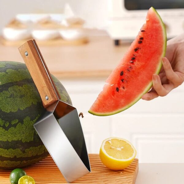New Watermelon Splitter Stainless Steel Household Melon Triangle Cutting Knife Fruit Knife Kitchen Gadgets - Image 5