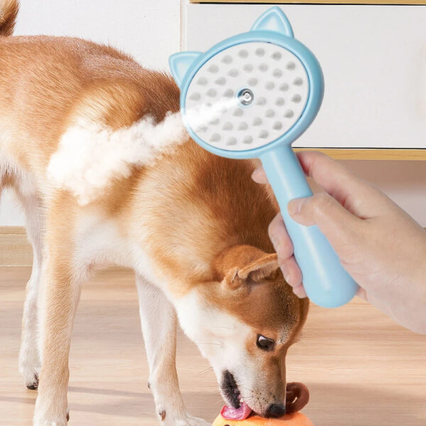 Hair Cleaning Brush With Mist Multifunctional Cat Grooming Brush Rechargeable. - Image 4