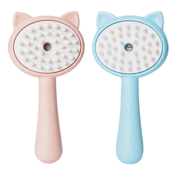 Hair Cleaning Brush With Mist Multifunctional Cat Grooming Brush Rechargeable. - Image 3